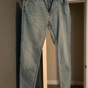 Hollister Men's Skinny Jeans in Light Blue